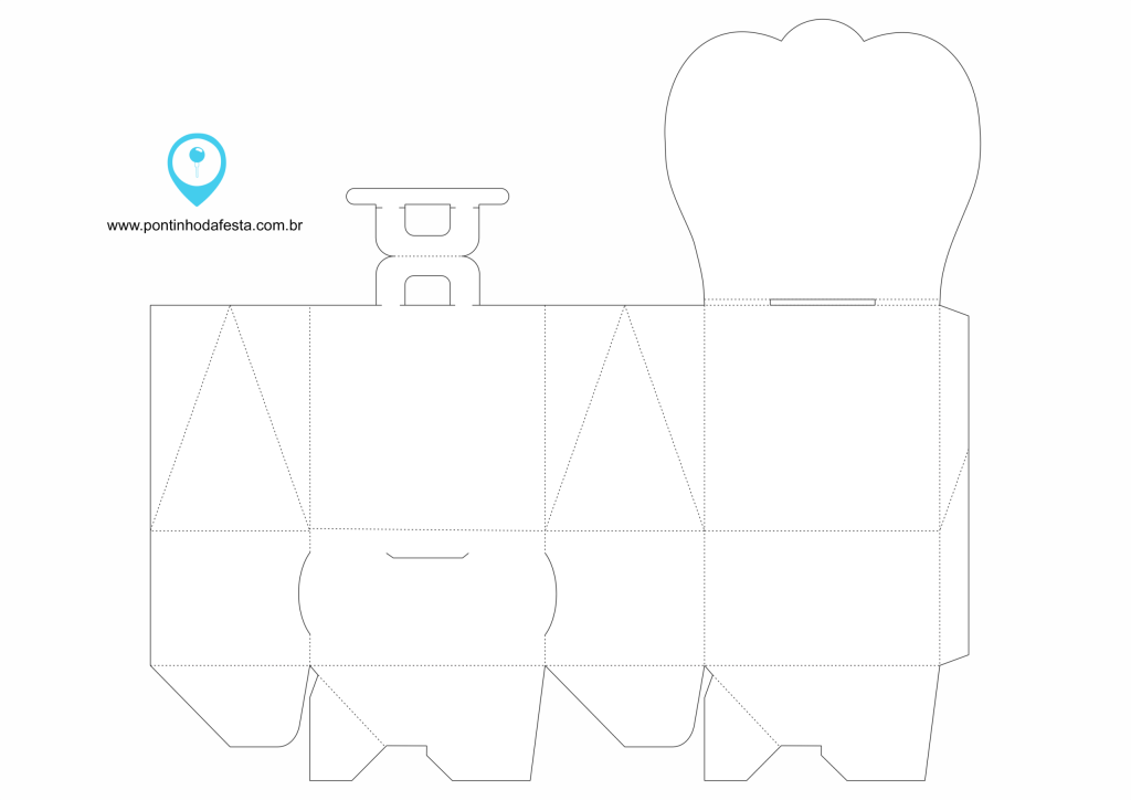 Molde caixa limpo PNG grátis 