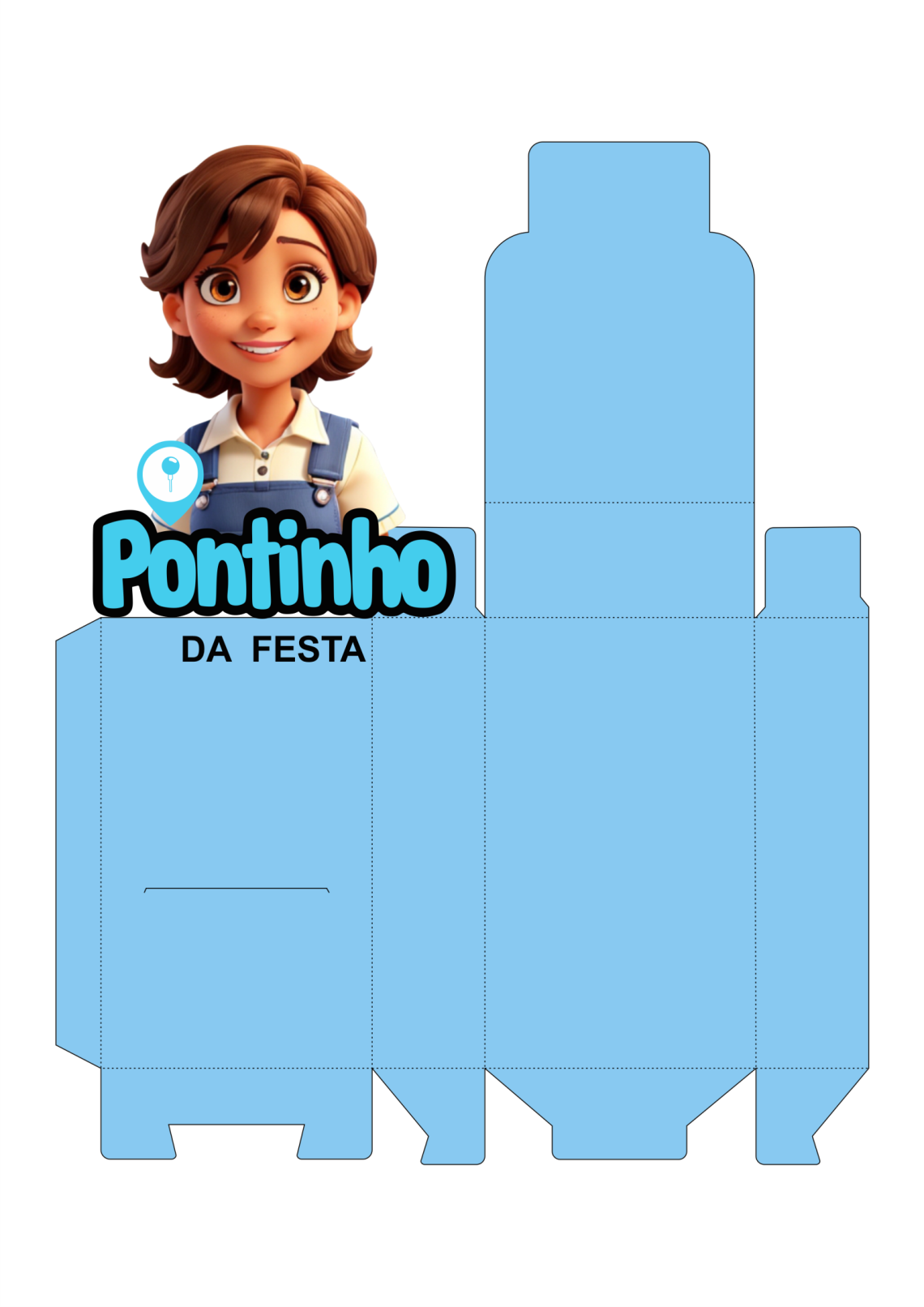 caixa molde png sem fundo