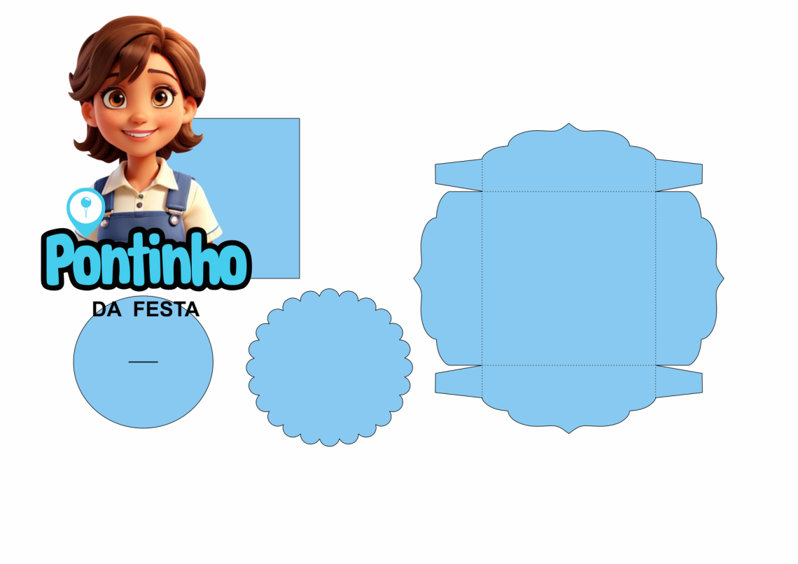 Molde caixa png sem fundo