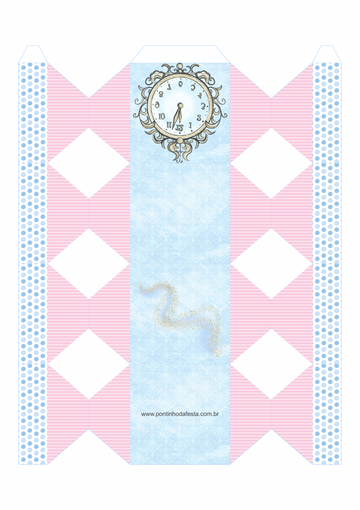 Lembrancinha Cinderela aquarela gratis