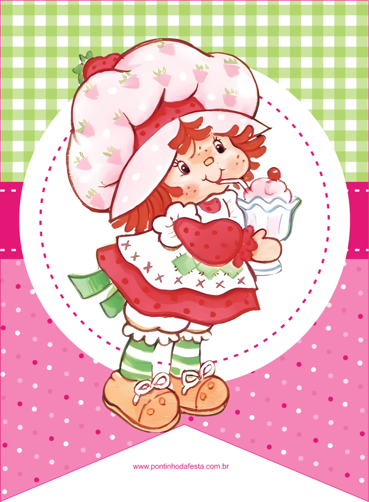 Moranguinho rosa lembrancinha