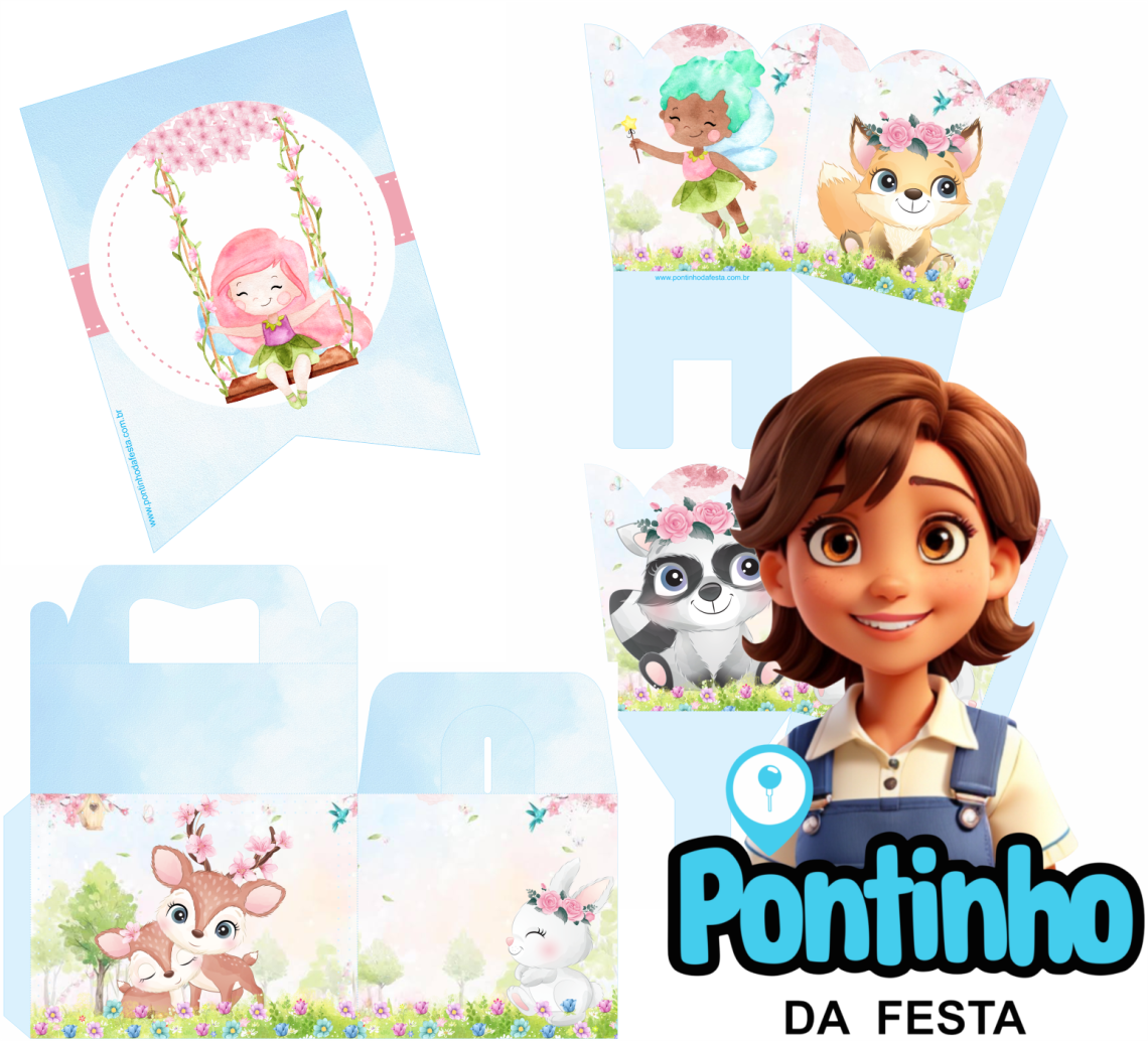 bosque encantado fadas lembrancinha gratis