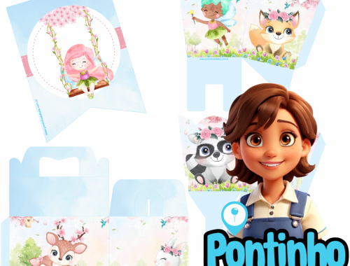 bosque encantado fadas lembrancinha gratis