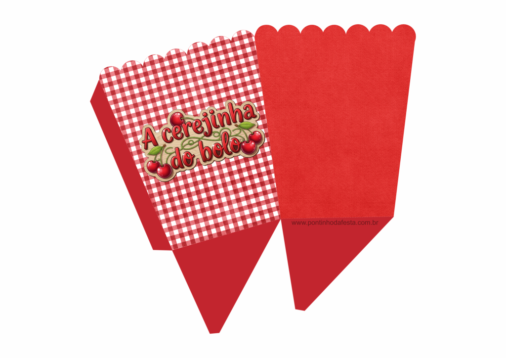 Lembrancinha Cerejinha do bolo gratis