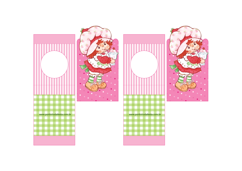 Moranguinho rosa lembrancinha