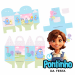 lembrancinha personalizado galinha pintadinha aquarela gratis