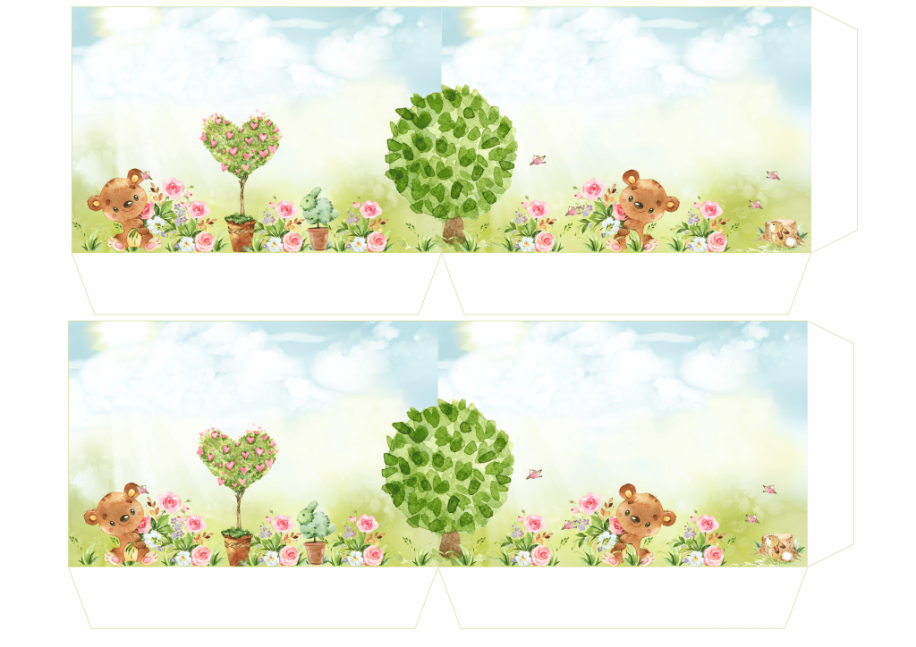 Lembrancinha princesa jardim encantado gratis