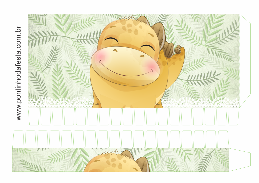 Personalizados dino lembrancinha gratis
