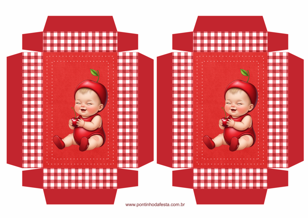 Lembrancinha Cerejinha do bolo gratis