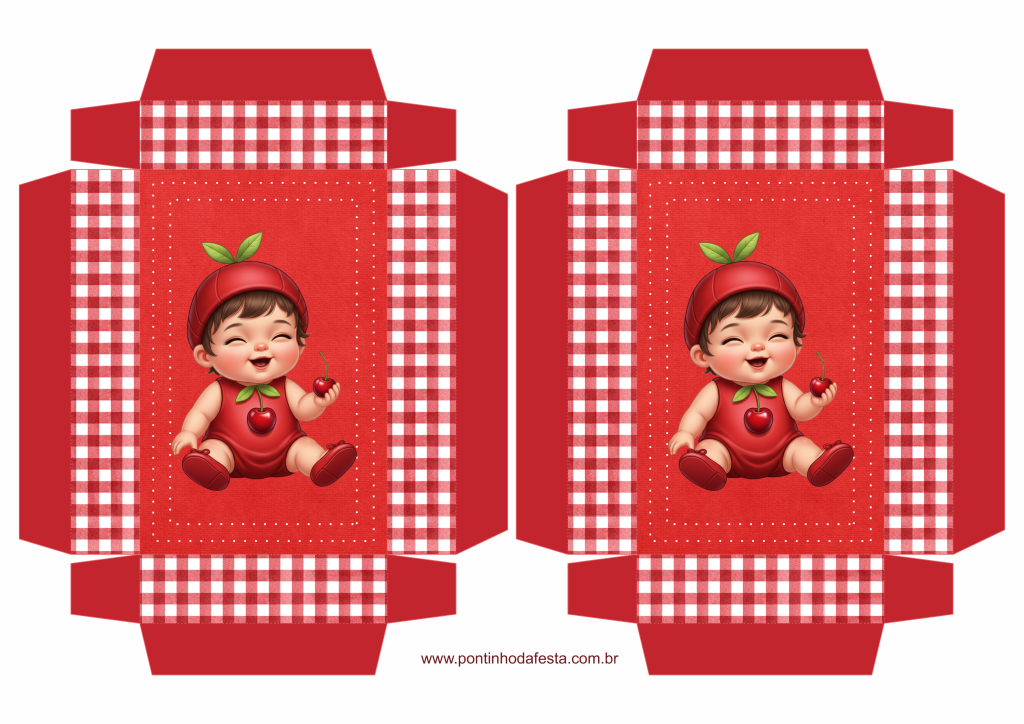 Lembrancinha Cerejinha do bolo gratis