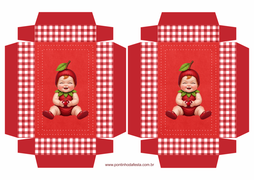 Lembrancinha Cerejinha do bolo gratis