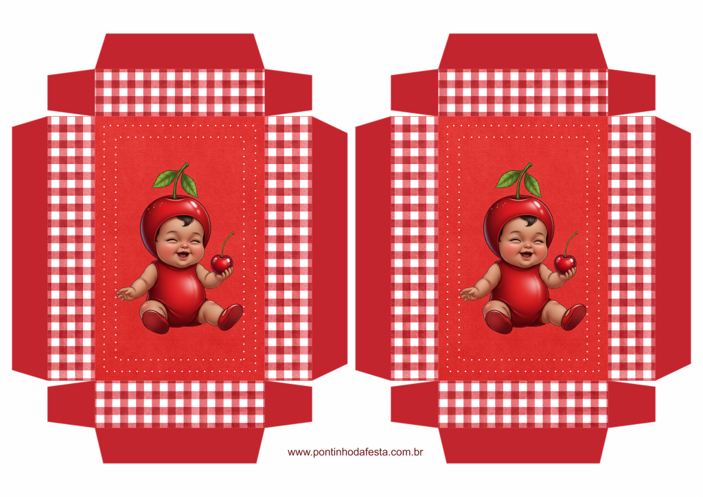 Lembrancinha Cerejinha do bolo gratis