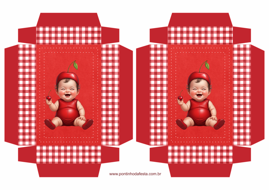 Lembrancinha Cerejinha do bolo gratis