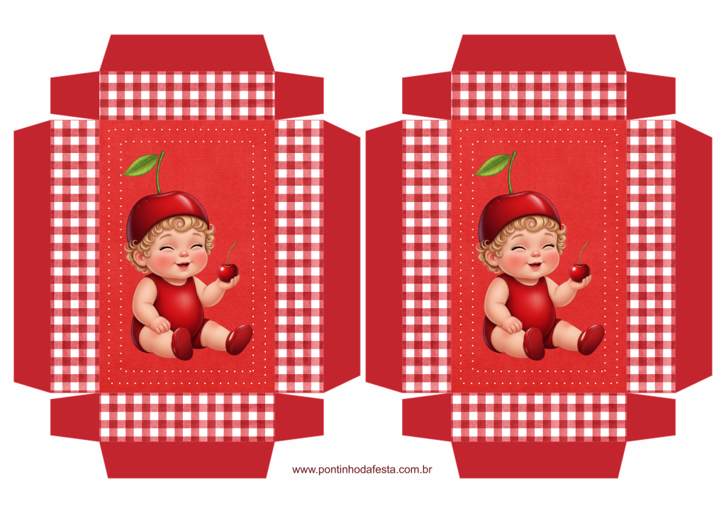 Lembrancinha Cerejinha do bolo gratis