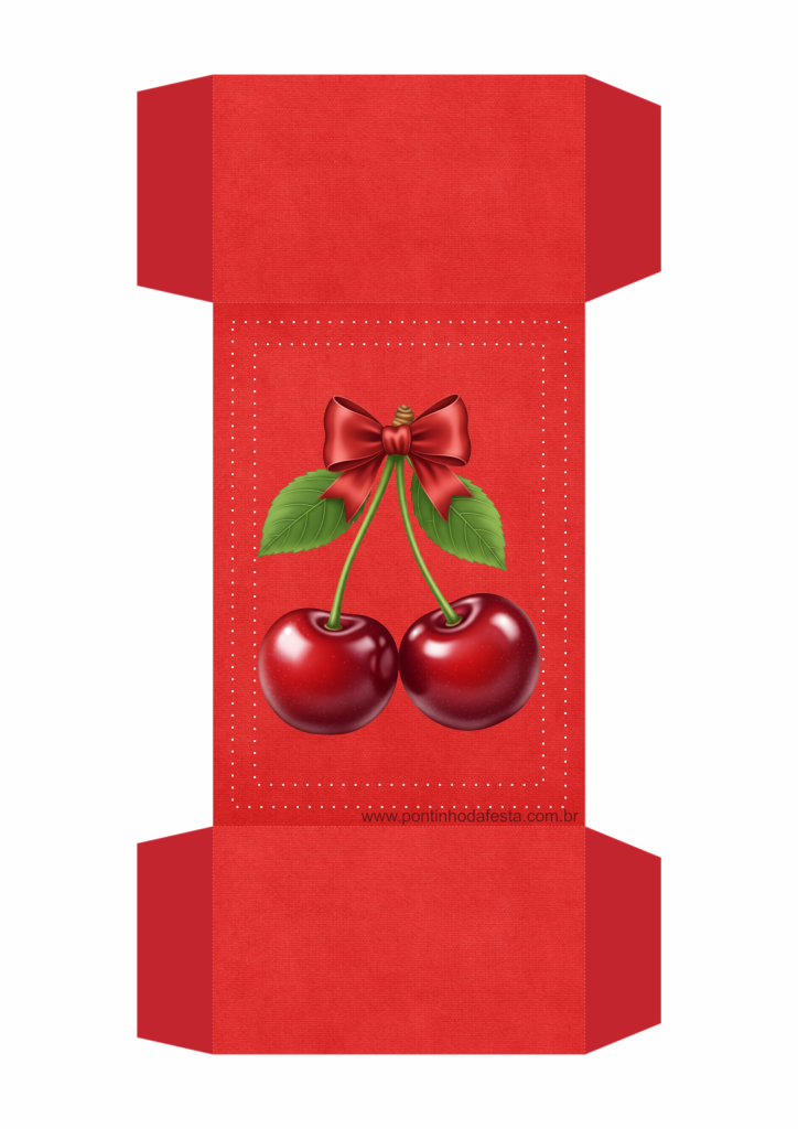 Lembrancinha Cerejinha do bolo gratis