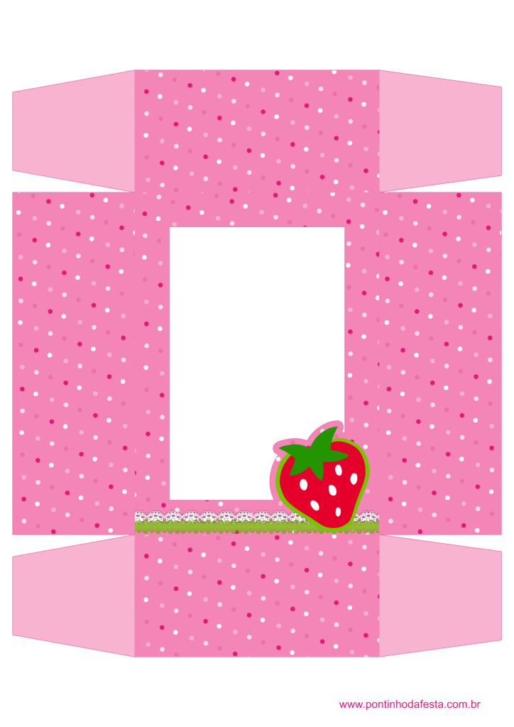 Moranguinho rosa lembrancinha