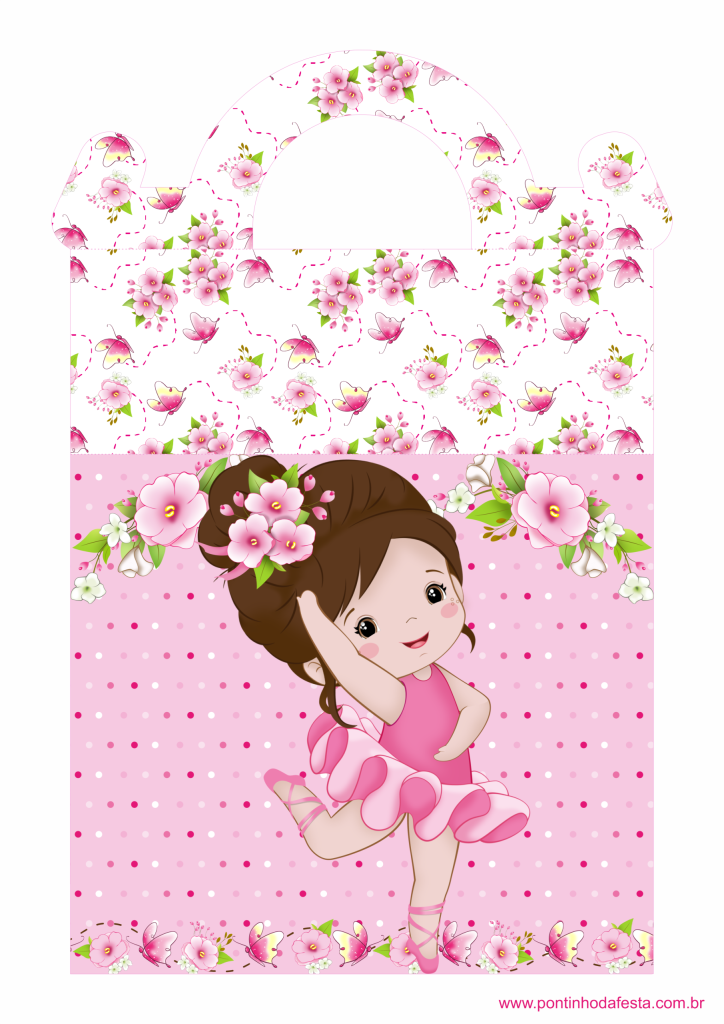 Lembrancinha bailarina para baixar grátis