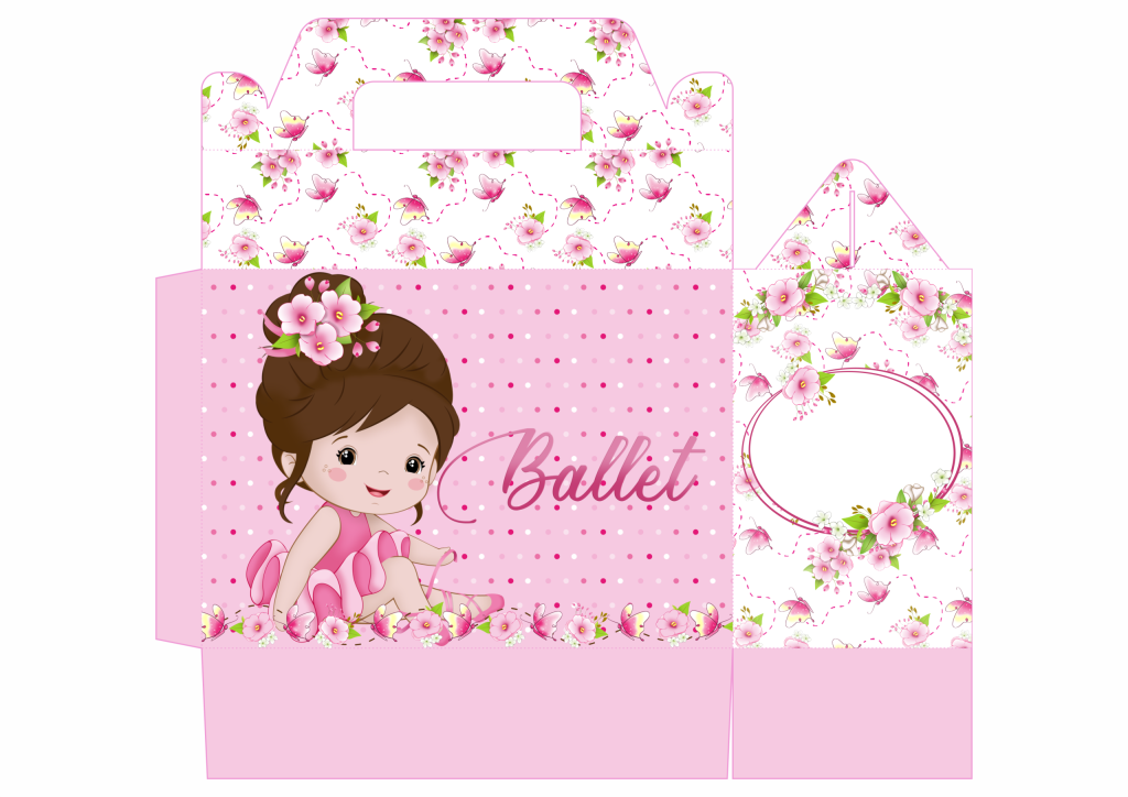 Lembrancinha bailarina para baixar grátis