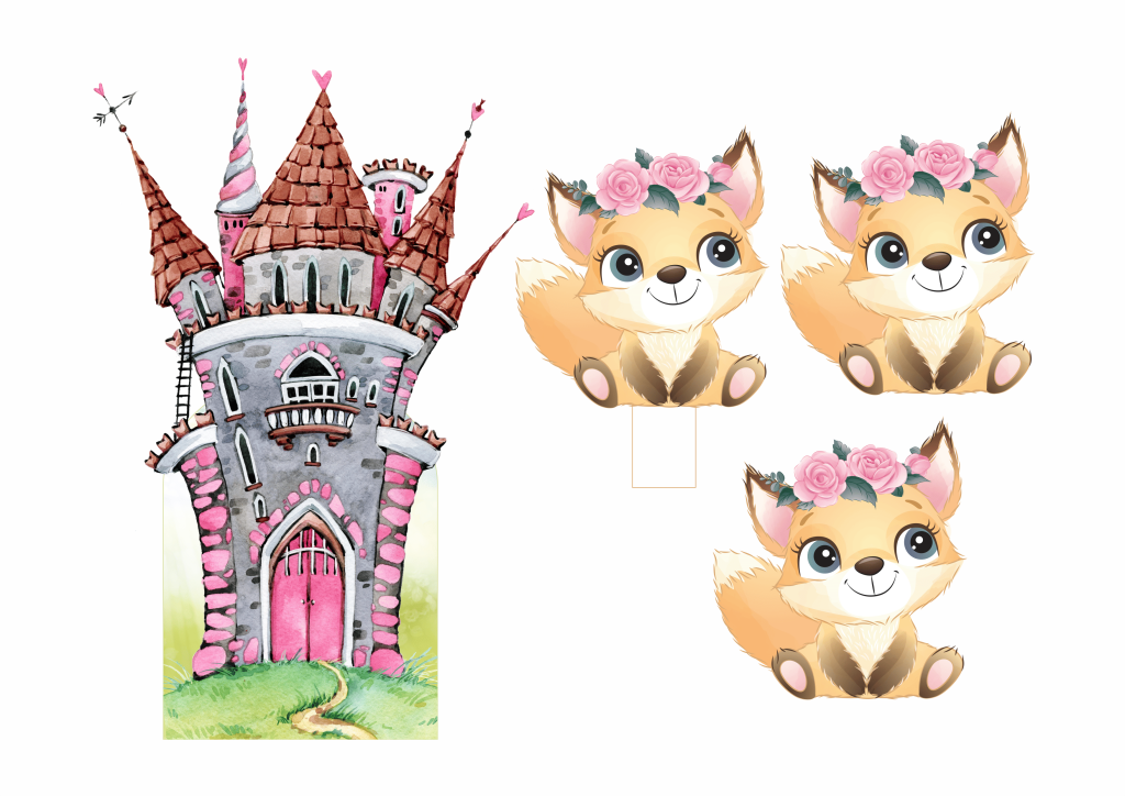 Lembrancinha princesa jardim encantado gratis