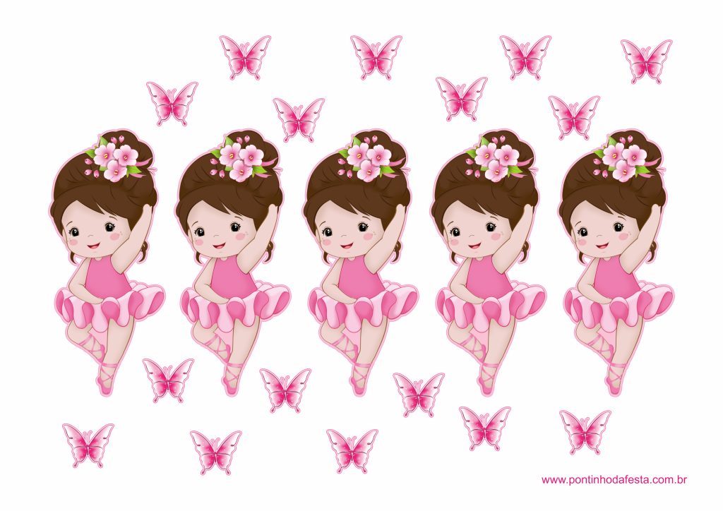 Lembrancinha bailarina para baixar grátis
