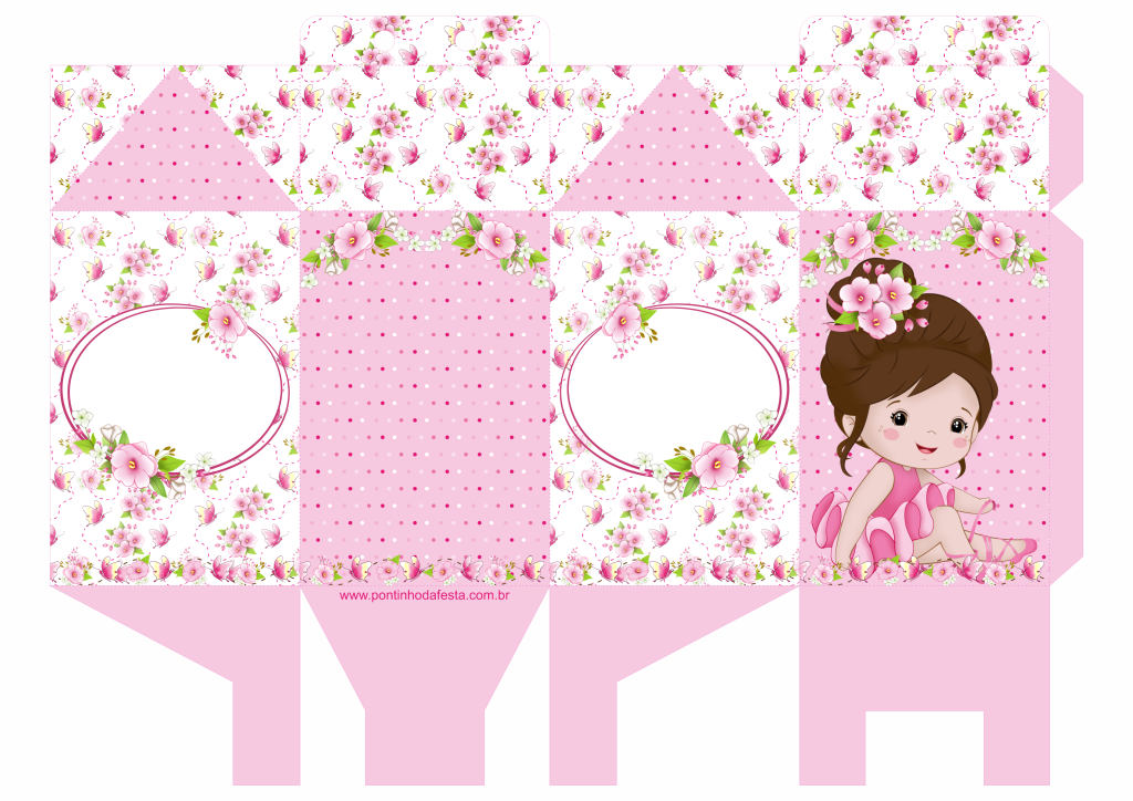 Lembrancinha bailarina para baixar grátis