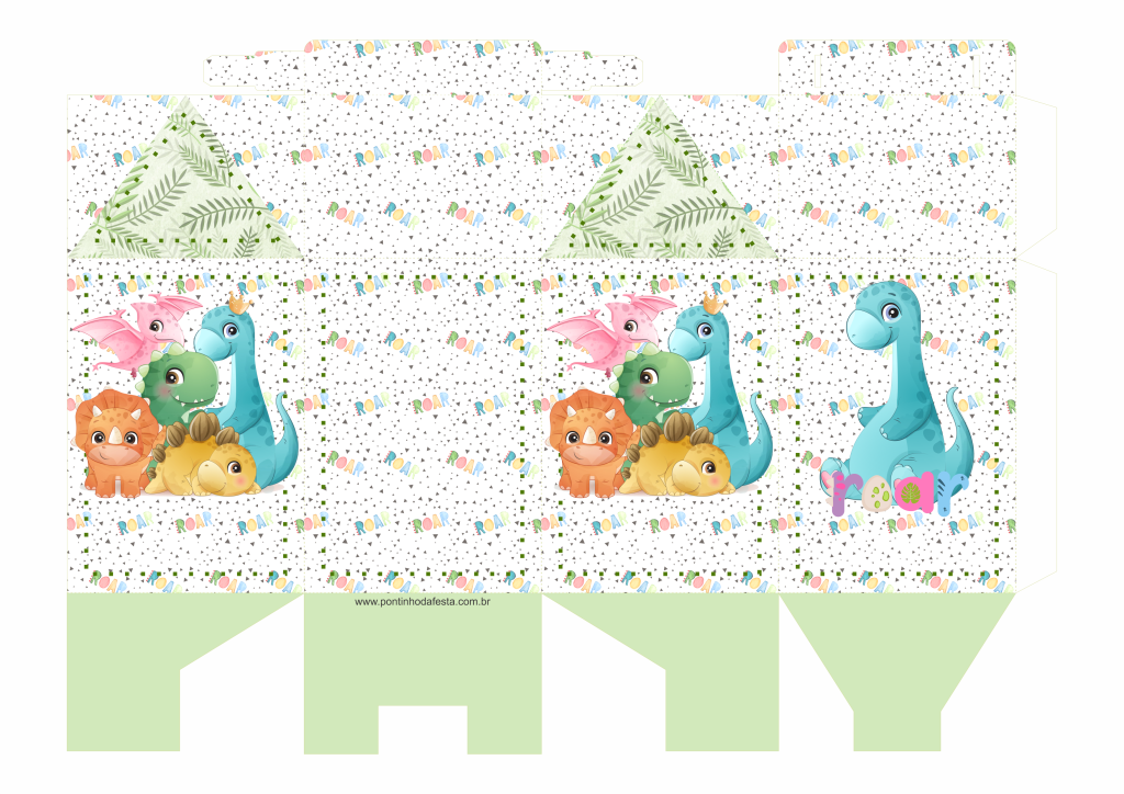 Personalizados dino lembrancinha gratis