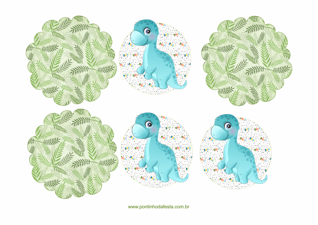 Personalizados dino lembrancinha gratis