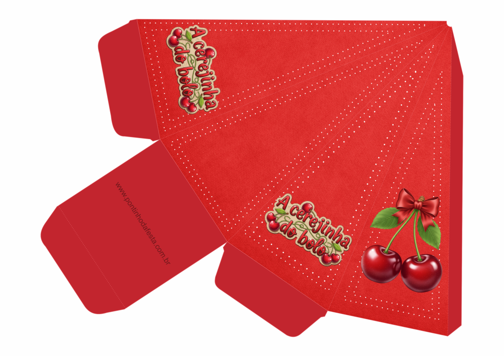 Lembrancinha Cerejinha do bolo gratis