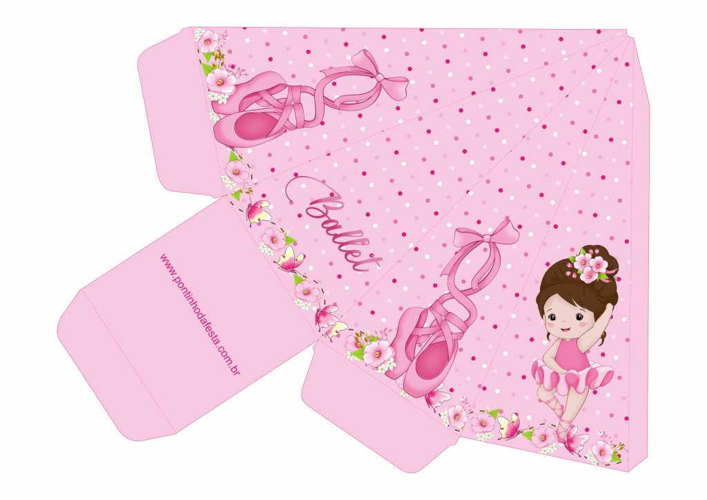 Lembrancinha bailarina para baixar grátis