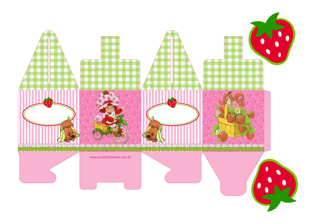 Moranguinho rosa lembrancinha