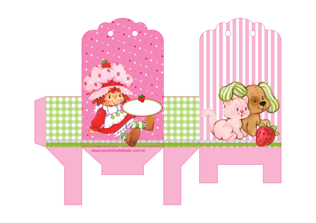 Moranguinho rosa lembrancinha