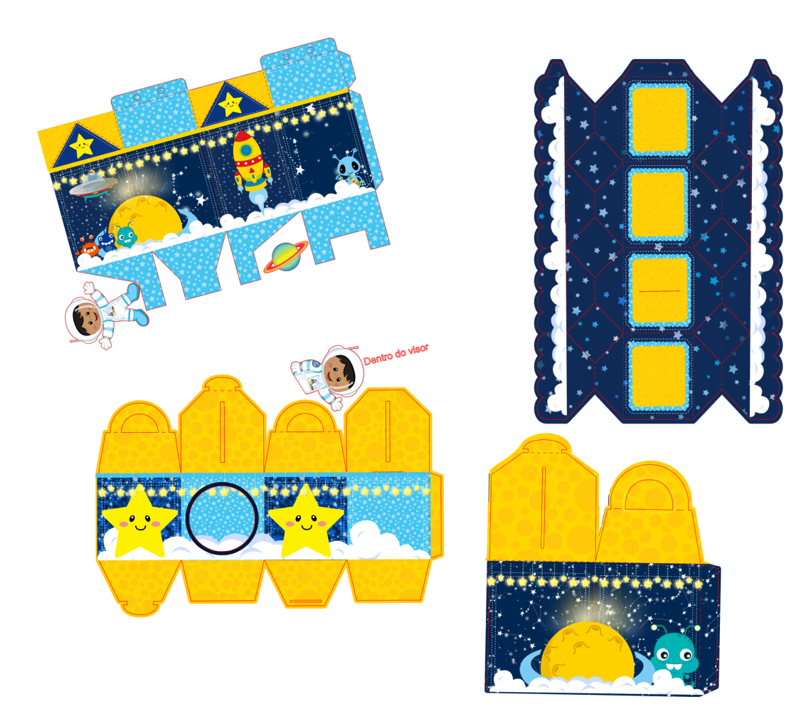 Lembrancinha Astronauta gratis para imprimir