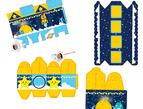 Lembrancinha Astronauta gratis para imprimir