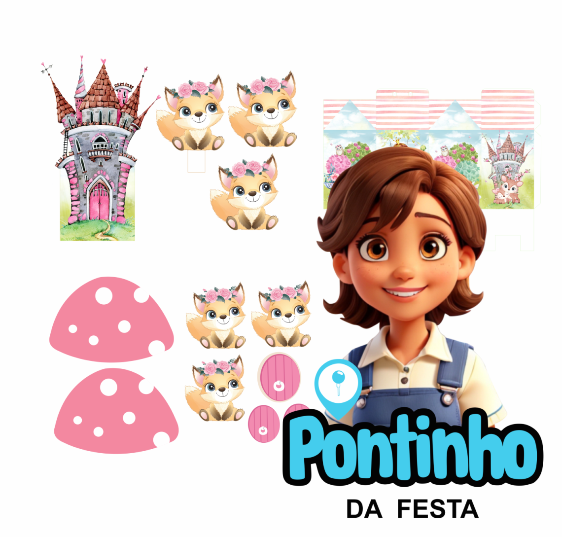 Lembrancinha princesa jardim baixar gratis
