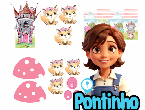 Lembrancinha princesa jardim baixar gratis