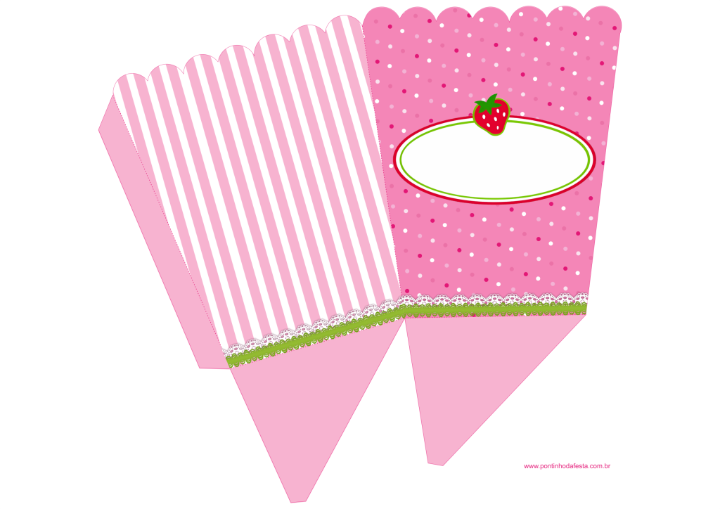 Moranguinho rosa lembrancinha