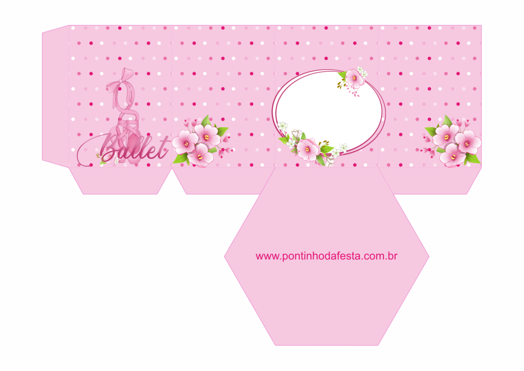 Lembrancinha bailarina para baixar grátis