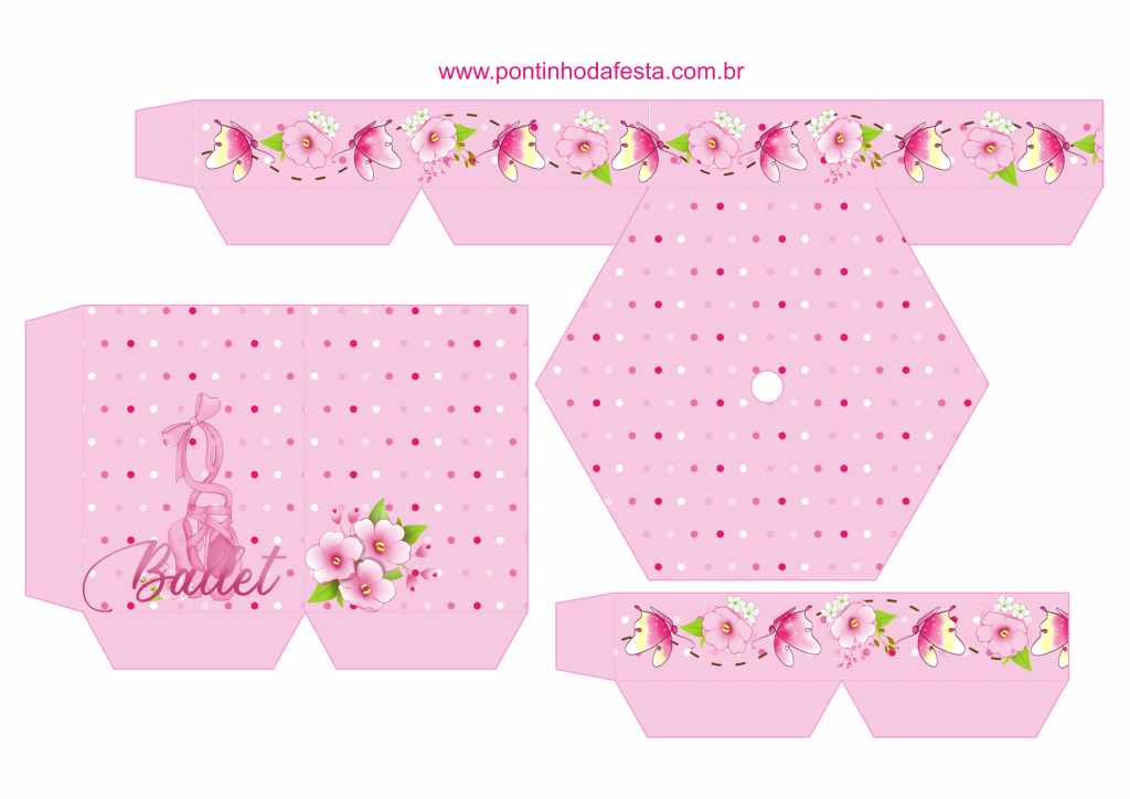 Lembrancinha bailarina para baixar grátis