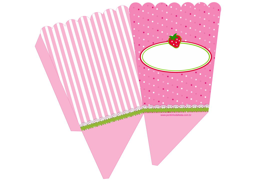 Moranguinho rosa lembrancinha