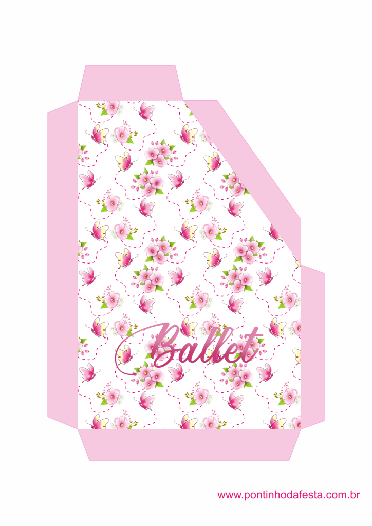 Lembrancinha bailarina para baixar grátis