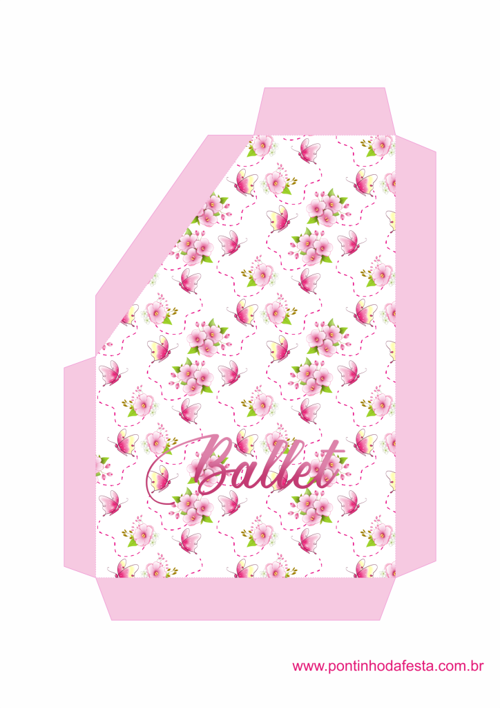 Lembrancinha bailarina para baixar grátis