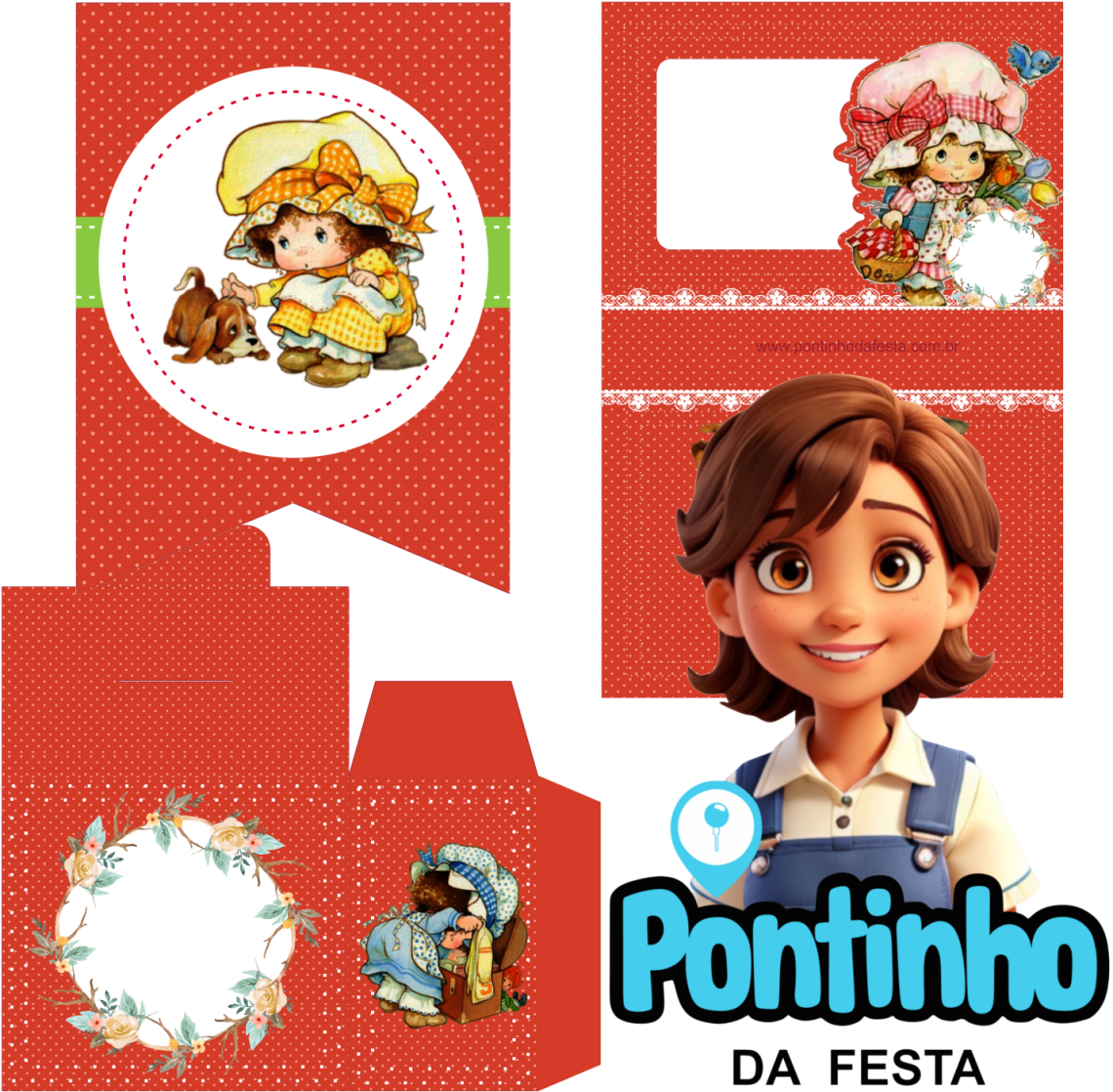 lembrancinha moranguinho antigo gratis