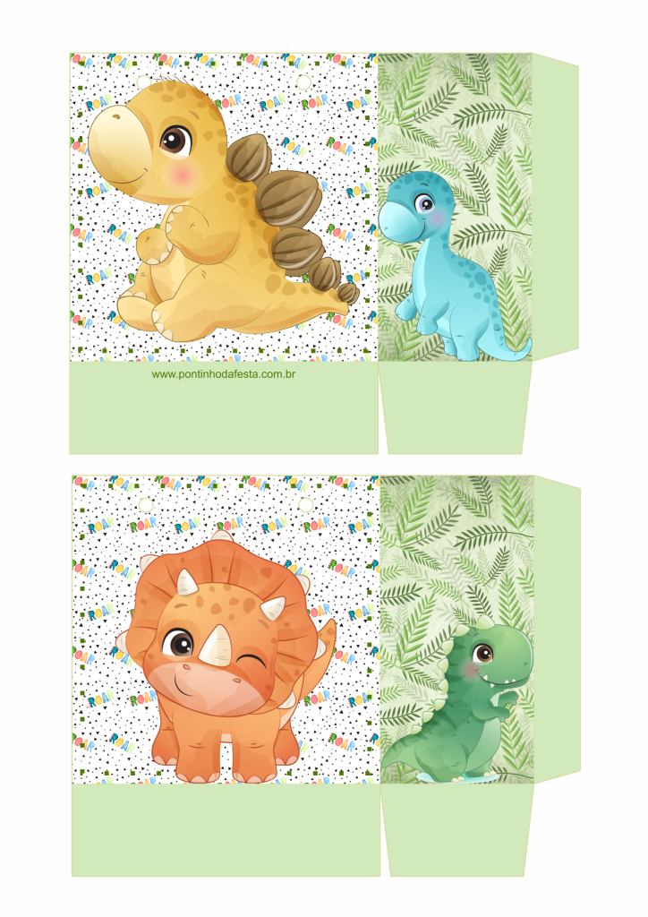 Personalizados dino lembrancinha gratis