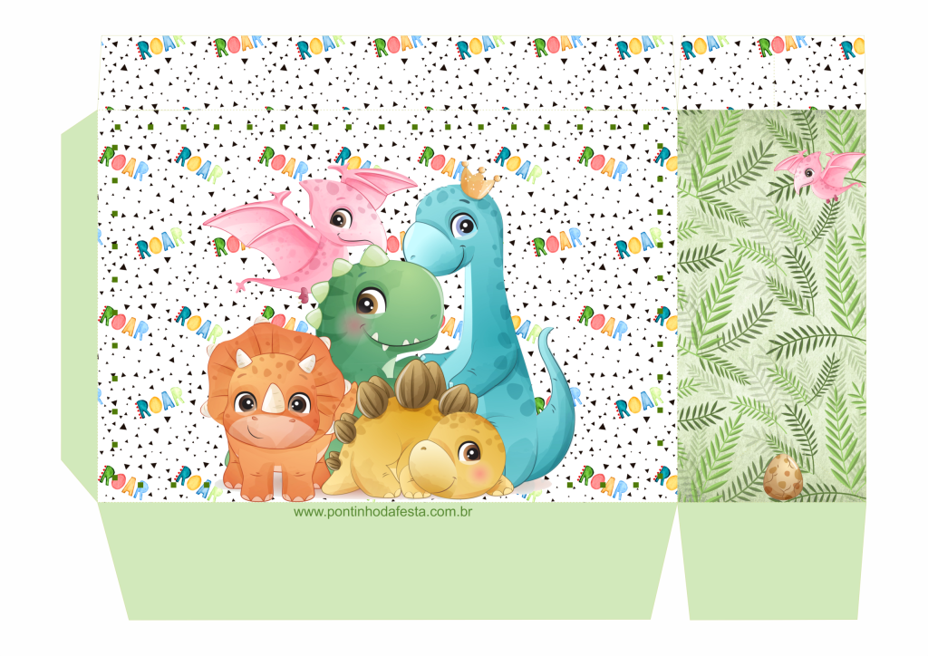 Personalizados dino lembrancinha gratis