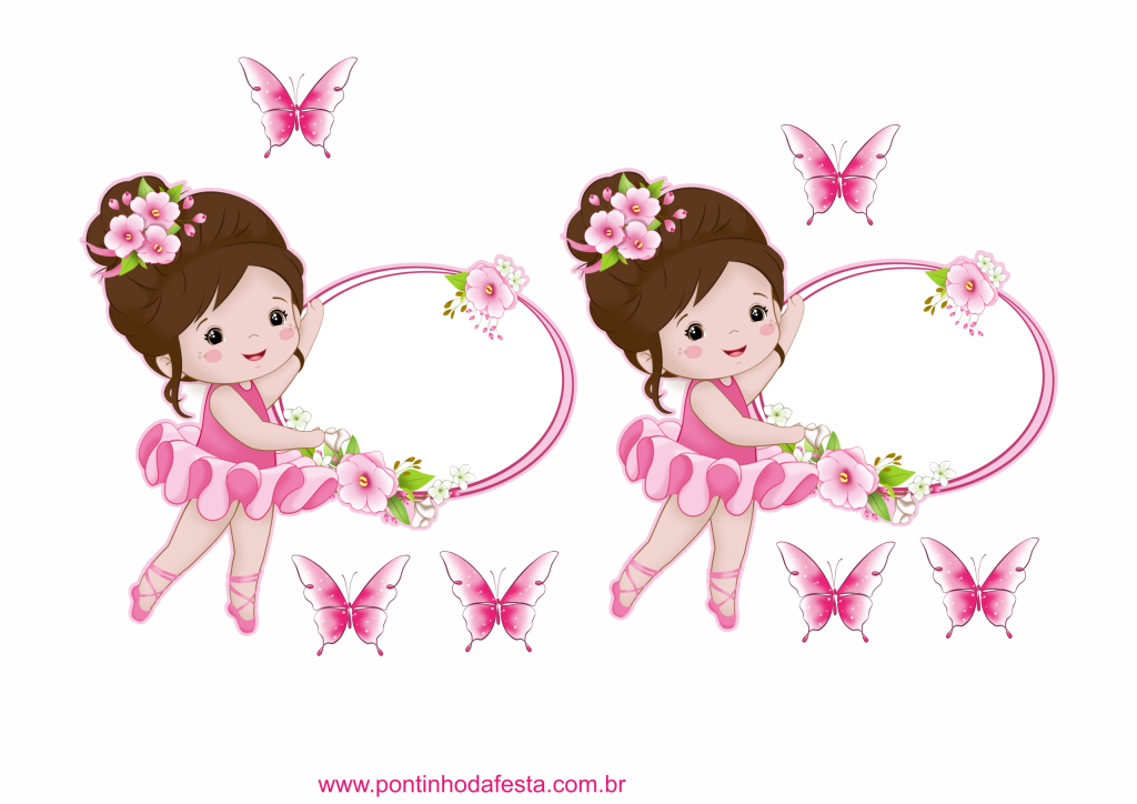 Lembrancinha bailarina para baixar grátis