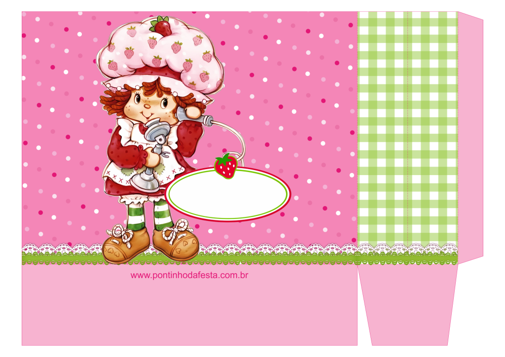 Moranguinho rosa lembrancinha