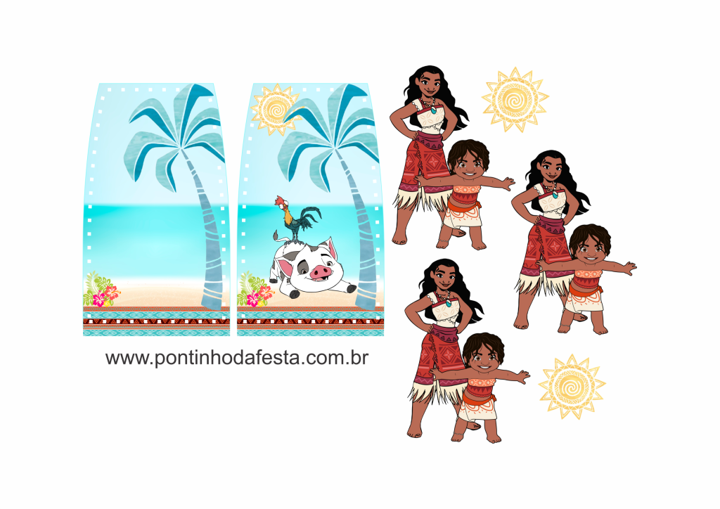 Lembrancinha Moana 2 baixar gratis