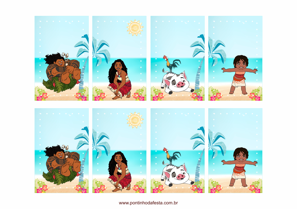 Lembrancinha Moana 2 baixar gratis