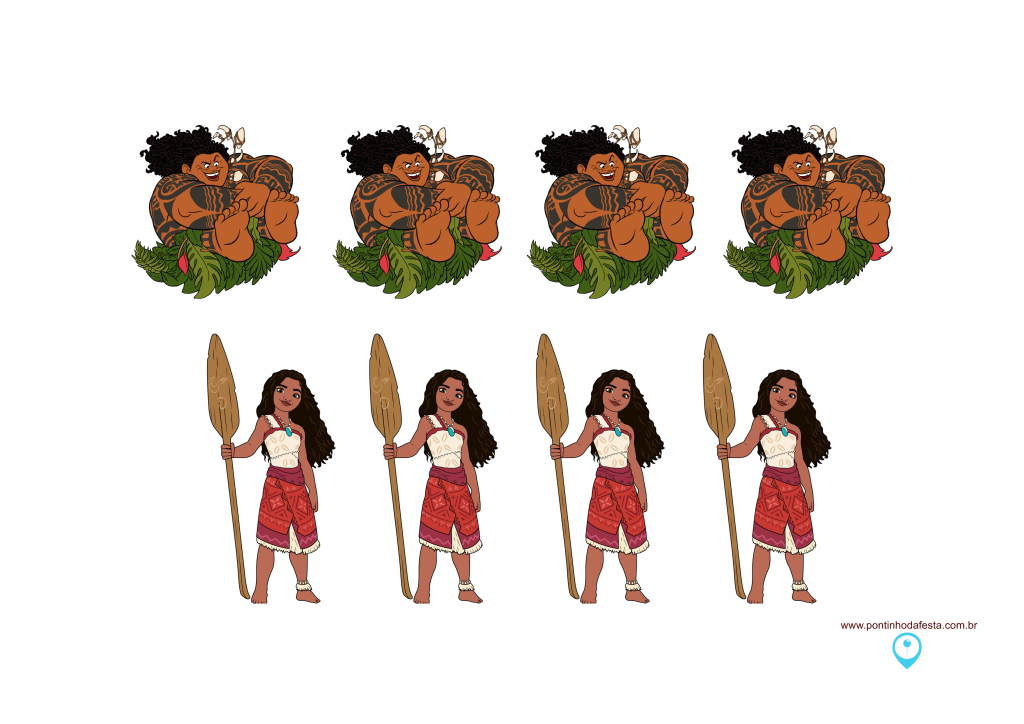 Lembrancinha Moana 2 baixar gratis