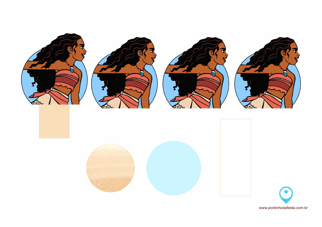 Lembrancinha Moana 2 baixar gratis